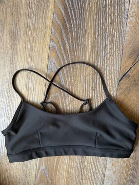 ALO Yoga Brown Strappy Sports Bralette